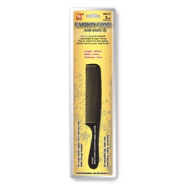 Carbon Comb 3mm (Length: 185mm Width: 27mm Thickness: 3mm, Clipper Comb with Handle)