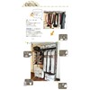 Clothes Storage Cover, Long Width 7.9 x Depth 22.4 x