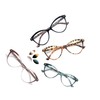 MODFANS 4 Pack Cat Eye 2.25 Reading Glasses for Women,Fashion