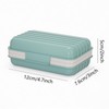 Volumoon Soap Box, 2 Pcs Travel Soap Dishes with Lid,