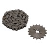 428 17T 17mm Sprocket 428 Drive Chain 60 Links Kit