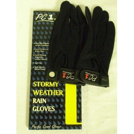 Pacific Coast PC1 Rain Gloves (Ladies Pair Small) Black