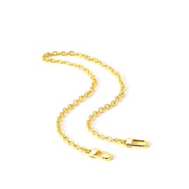 Jiesinlov Purse Chain Strap for Handbag Gold Chains Shoulder Bag Strap Replacement,with Metal Buckles (B 23.6in)