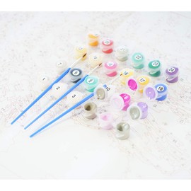 XADITON Paint by Numbers Kits DIY Pre-Printed Canvas Oil Painting Gifts with 4 Brushes and Acrylic Pigment for Adults Kids Home House Decor-American Flag Soldier 16x20 inch