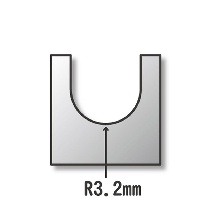 PROXXON Trimmer Bit 1 Round Groove [0.13 inch (3.2 mm)