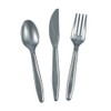 Fun Express - Bulk Silver Plastic Cutlery Set for 70