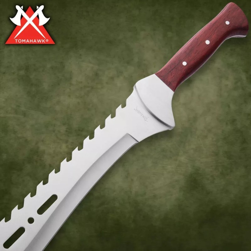 Tomahawk Razorback Machete| Full-Tang | Nylon Shoulder Sheath | 21
