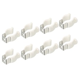 MECCANIXITY T5 U Clips Holder Bracket for LED Light Bulb Mounting Bracket Support Stainless Steel Fluorescent Tube Holder Lighting Accessories Pack of 12