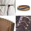 Ringsun 1/4 Inch Wide Flat Leather Strips for Crafts, Full