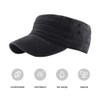 Yutdeng Cotton Flat Cap Men's Military Cap Classic Army Cap