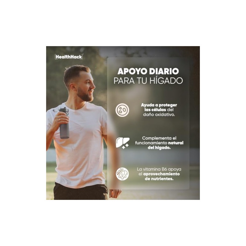 Liver Antioxidante con Cardo Mariano, Diente de León, Hepático 60