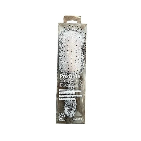 Conair Knot Dr Detangler Hair Brush Wet Dry Pro Brite