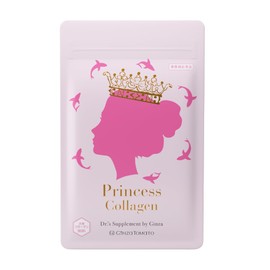 Princess Collagen Supplement, Marine, Fish-Derived Peptides, Low Molecules, Proteoglycan, 60-Day Supply, Collagen, 15,000 mg Proteoglycan, Vitamin C, Iron, Chondroitin, ginza tomato