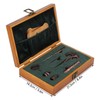 Vintage Embroidery Scissors Set Wooden Stainless Steel Sewing Box Scissors