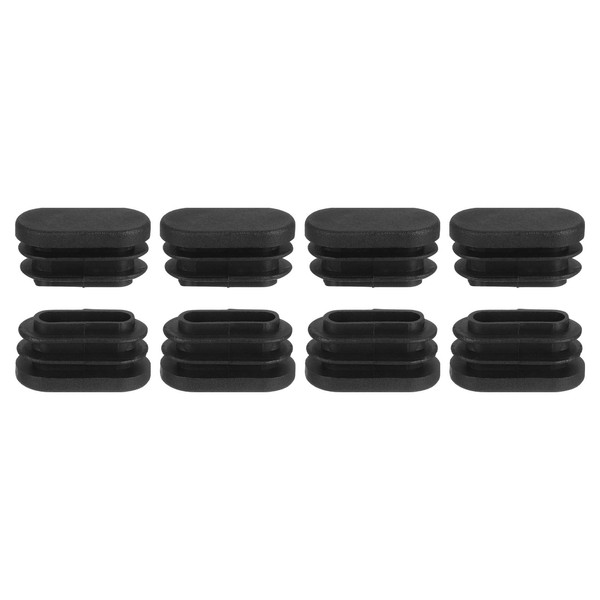 sourcing map Plastic Hole Plugs, 8Pcs 30x15mm Oval Pipe Tubing