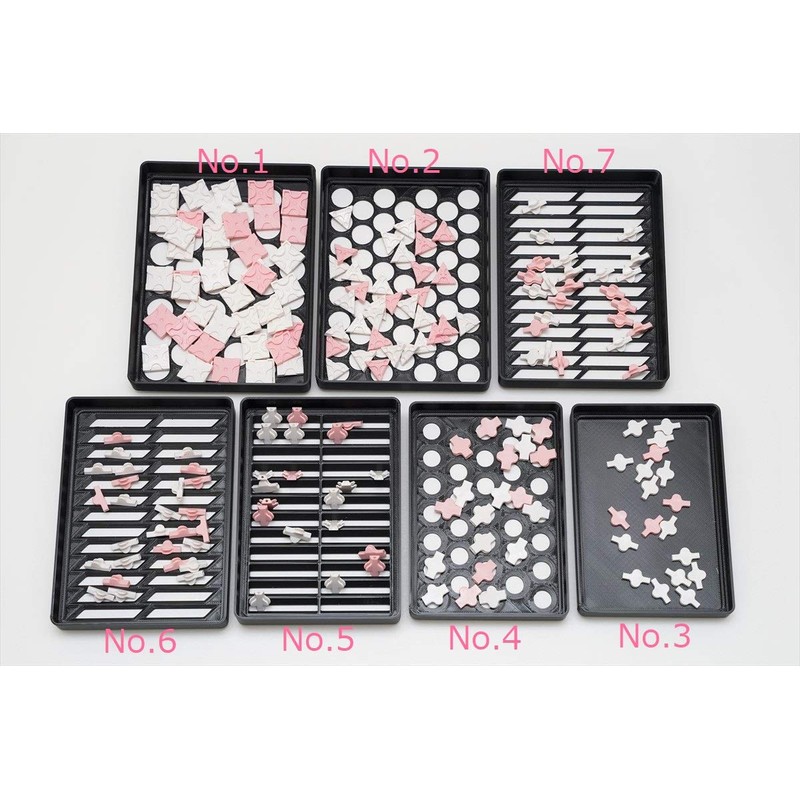 naimonoLab LaQ Storage Shape Divider LAQWAKE Set of 7 (M