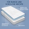 Dreamzie Waterproof Mattress Protector, 100 x 200 cm, Oeko-Tex, Made
