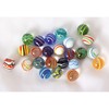 Glass Marbles Strips Mix of 20 mm 24 Pieces