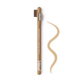 Vital Horizon Waterproof Eyebrow Pencil with Brush & Sharpener – Long-Lasting, Smudge-Proof (Brown)