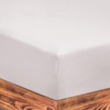 Soroor® Bedding & Linen | Microfibre Single Fitted Sheet, White