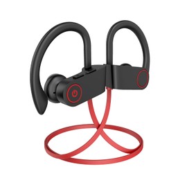 NUASI Bluetooth Headphones Wireless Earphones with Bluetooth 5.3 Wireless Headphones HD Deep Bass Stereo Sound Isolation IPX7 Waterproof Earphones Wireless Bluetooth for Running Sports Work