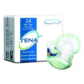 Tena Bladder Control Pads Pack of 24/Night Super