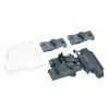 Aspares For Dishwasher Door Lock Catch Kit Compatible With Zanussi