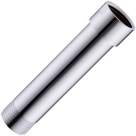 TRUSTMI Shower Head Extension Arm 4 Inch High Flow Stainless Steel Extender Pipe Arm Mount, Female to Male 1/2 Inch, Chrome