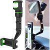 MIITONG Soporte Multifuncional Teléfono Con Espejo Retrovisor 360°
