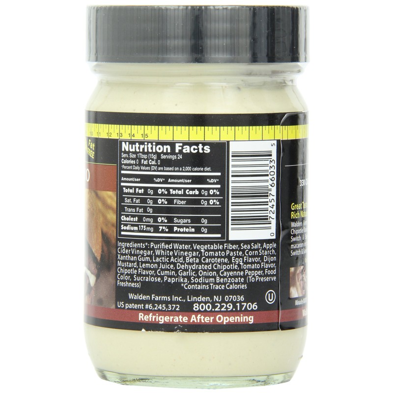 Walden Farms Mayo, Chipotle, 12 Ounce (Pack of 3)