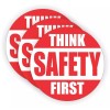 Unbranded/Generic 3pcs - Think Safety First Hard Hat Decals Helmet
