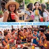 100 Sets 12 oz Clear Slushie Cups with Dome Lids