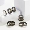 SOXEMAN 9 pieces/set of men's rings set (3 of which