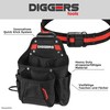 Diggers Tools - Tape Measure Tool Bag - Professional Quick