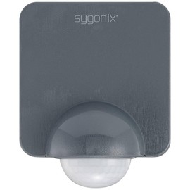 Sygonix SY-5836536 Wall PIR Motion Sensor 360° Relay Dark Grey IP54