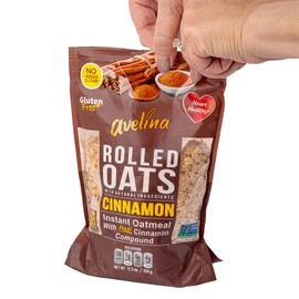 Avelina Cinnamon Instant Oats With Added Cinnamon - 12.3 oz. (Pack of 1)