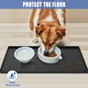 URMONA 28" x 19" Silicone Pet Feeding Mat, Dog Cat