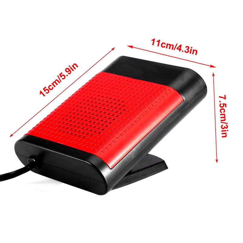 Car 12V Portable Electric Window Heater Heating Dryer Windshield Fan