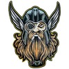 Vikings Odin Embroidery Patch for Leather Jacket/Vest