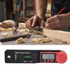 Angle Ruler Digital Display 2 in 1 Protractor 0‑200° with