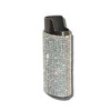 Gray Lighter Cover Sleeve with Crystal Rhinestones LS4