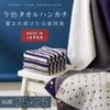 Iris Plaza (IRIS PLAZA) Imabari Hand Towel, Dot (Navy) with