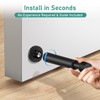 6 Pack Door Stoppers, 112mm Long Door Stop, Spring Loaded,