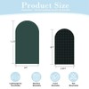 Aerdce Set of 2 (7.2ft, 6ft) Tartan Plaids Arch Backdrop