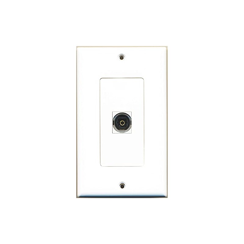 RiteAV - 1 Toslink Digital Audio Port Wall Plate Decorative