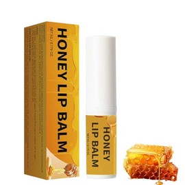 Honey Lip Balm,Organic Lip Moisturizer,Hydrating for Dry Lips with Collagen, Long-Lasting Moisturizing Daily Overnight Lip Mask,0.17 oz
