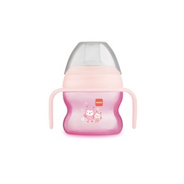 MAM Starter Cup with Non-Slip Handles and Spout 4 Months + 150ml Pink