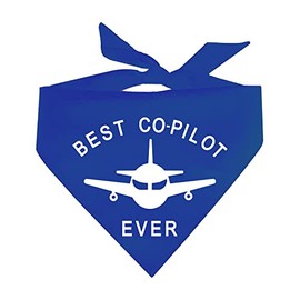 Best Co-Pilot Ever Dog Bandana (Assorted Colors)
