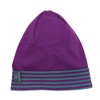 PICKAPOOH Luca Baby/Children's Beanie Hat Organic Cotton, Dahlia/Dahlia-Slate Green