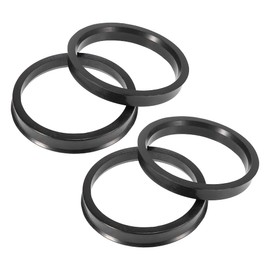 X AUTOHAUX 4pcs Plastic 64.1mm to 74.1mm Car Hub Centric Rings Wheel Bore Center Spacer